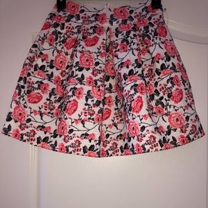 S floral skirt